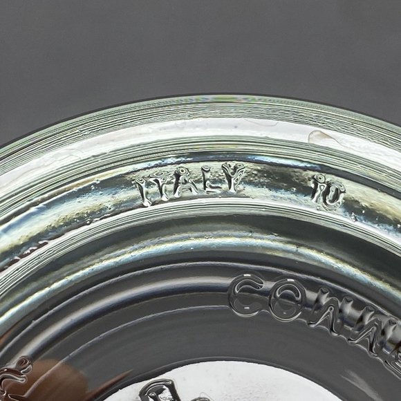 Crown Royal Embossed Logo 4 Rock Whiskey Cocktail Glass 75 Years Italy 8oz - Picture 7 of 7